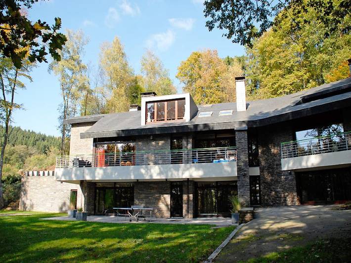Villa for 20 people, with pool and sauna as well as terrace, with pets in Belgium