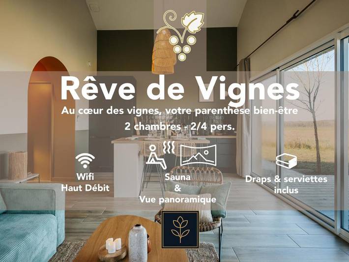 Maison de vacances pour 4 personnes, avec sauna ainsi que jardin et vue
