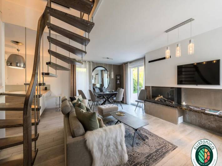 Appartement de vacances pour 8 personnes, avec jardin et terrasse