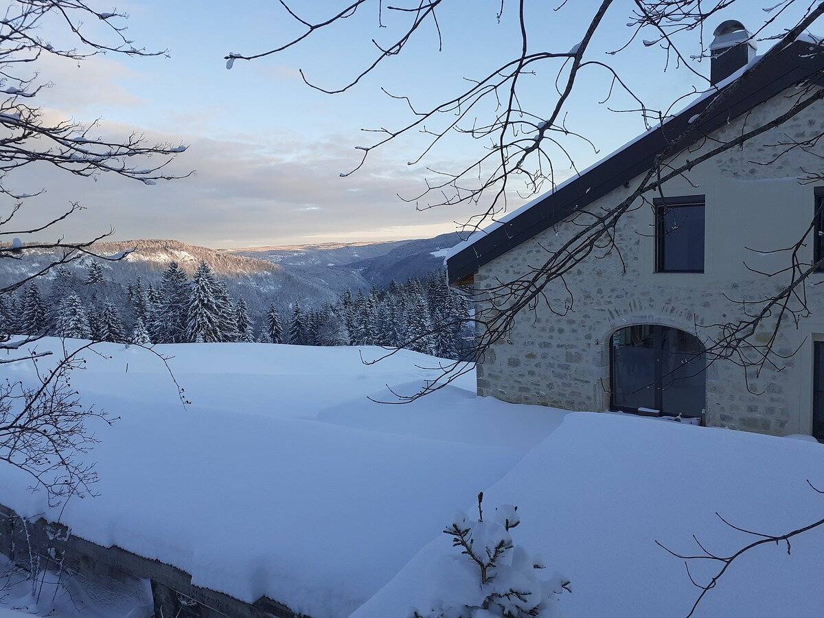 Gîte de standing avec vue panoramique d'exception in Prémanon, Regionaler Naturpark Hochjura