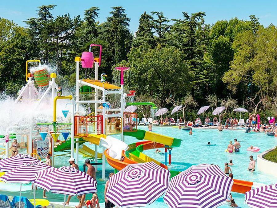 Camping Cisano San Vito - Stacaravan 6 personen - Stacaravan | Klassiek | 2 Slaapkamers | 4/6 Pers. | Verhoogd terras | Airconditioning. in Cisano, Bardolino