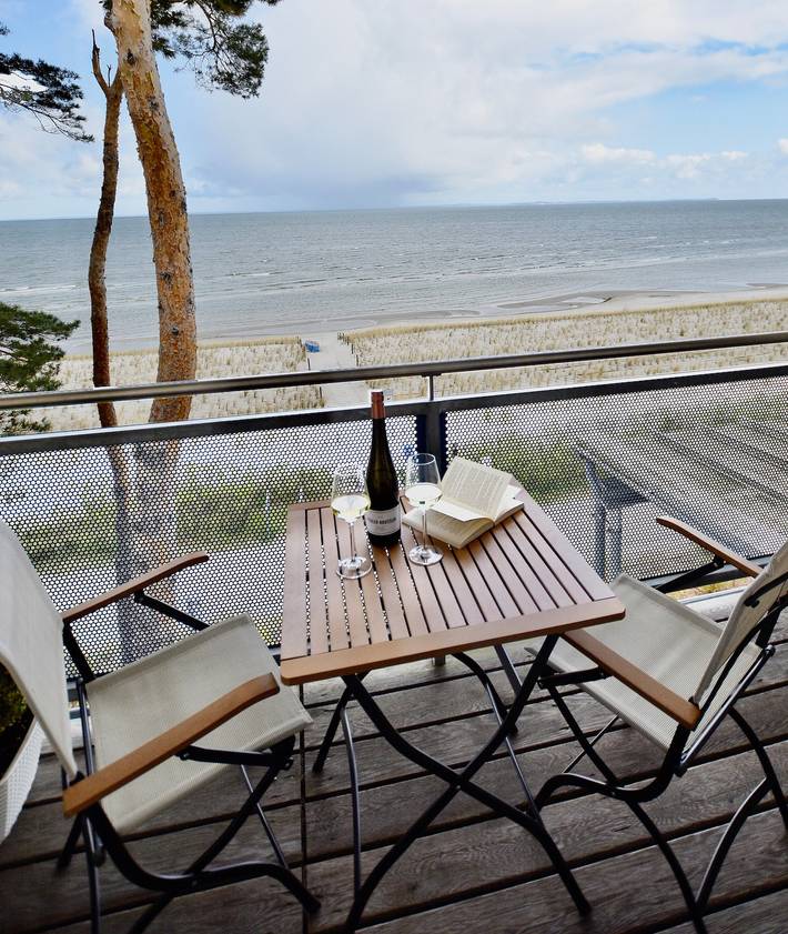 Ferienwohnung für 2 Personen, mit Balkon und Ausblick am Greifswalder Bodden - 3
