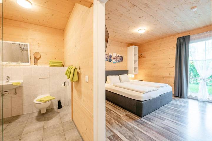 Ferienhaus für 3 Personen, mit Sauna und Ausblick sowie Garten, mit Haustier in Höfen