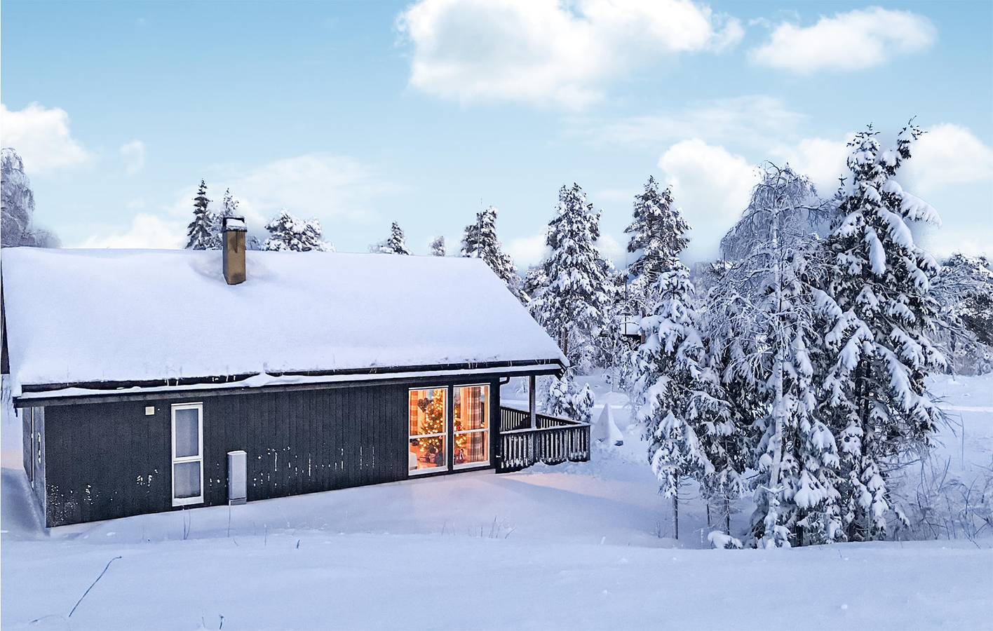 Ferienhaus für 8 Personen mit Ausblick in Krødsherad