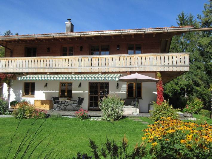 Ferienwohnung für 2 Personen, mit Balkon und Terrasse sowie Garten und Ausblick in Kreuth - 3