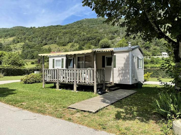 Mobile home for 4 people, with Terrace in Jura