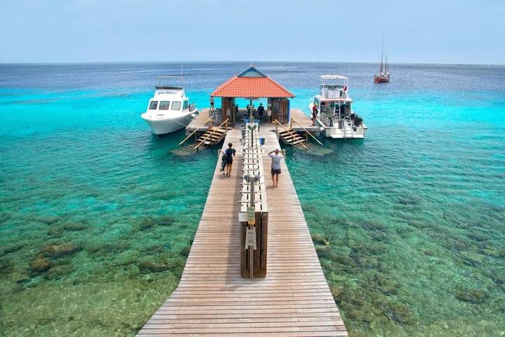 Bungalow voor 4 personen, with zwembad and whirlpool as well as terras op Bonaire