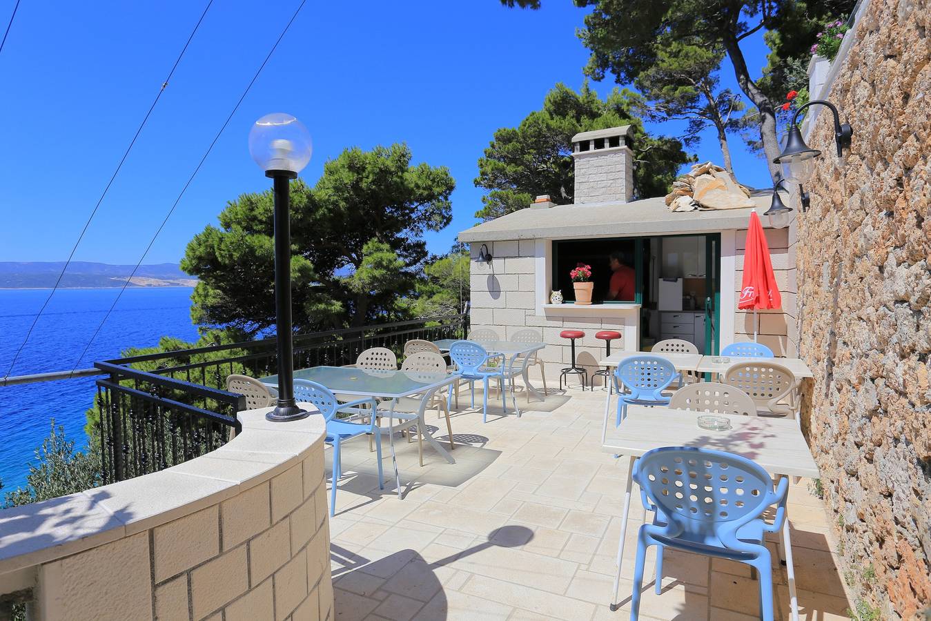 Ganze Wohnung, Studio Appartement am Strand Medici, Omis As-1047-c in Mimice, Omis-Riviera