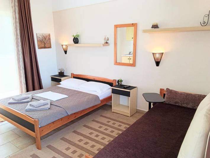Location de vacances pour 2 personnes, avec vue ainsi que jardin et balcon dans Stavros - 4