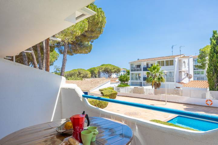 Appartamento intero, Appartamento vacanze per 3 persone con terrazza in L'Escala, Upper Empordà