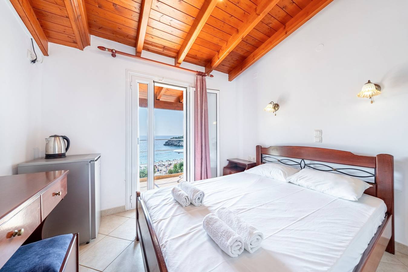 Studio-Apartment 'Alex Bar Apartment 11' mit Meerblick, Wlan und Klimaanlage in Sarakiniko Strand, Preveza Regionalbezirk