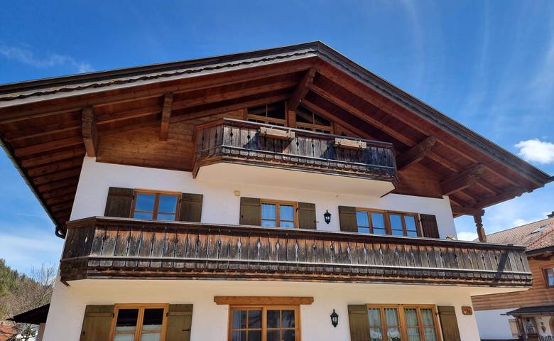 Ferienwohnung für 2 Personen, mit Balkon und Ausblick in Wallgau - 2