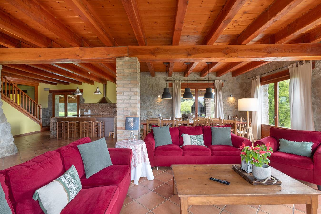 Casa rural 'La Serreta' con vistas a la montaña, piscina privada y Wi-Fi in Gironella, Provincia de Barcelona