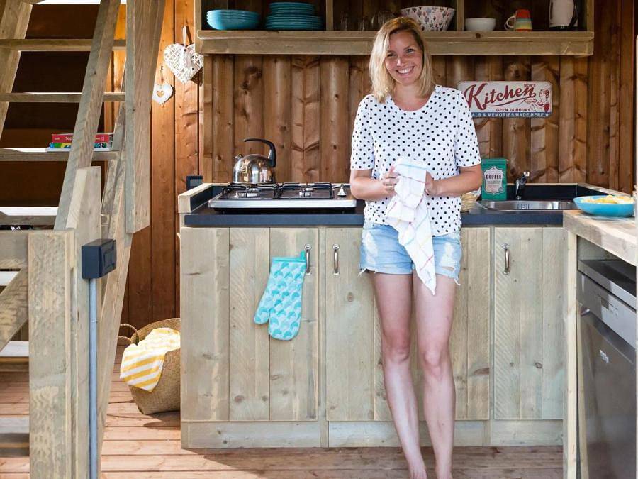 Weekend Glamping Resort - Safarizelt 5 personen - Safari Lodge in San Felice del Benaco, Gardasee-Berge