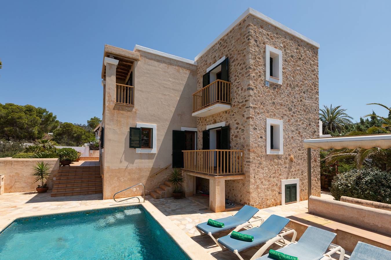 Villa für 8 Personen mit Garten in Cala Vedella, Sant Josep de sa Talaia