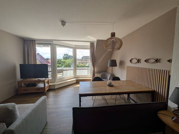Ferienwohnung für 4 Personen, mit Balkon in Börgerende