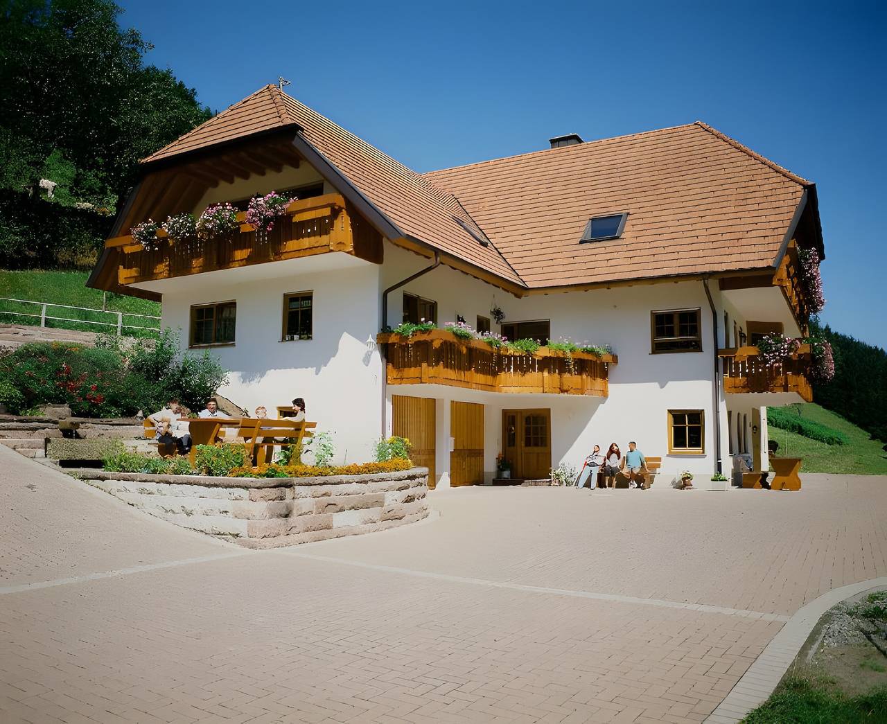 Ganze Wohnung, Ferienwohnung 'Gartenblick' mit Gemeinschaftsterrasse, Balkon und Wi-Fi in Hofstetten, Mittlerer Schwarzwald