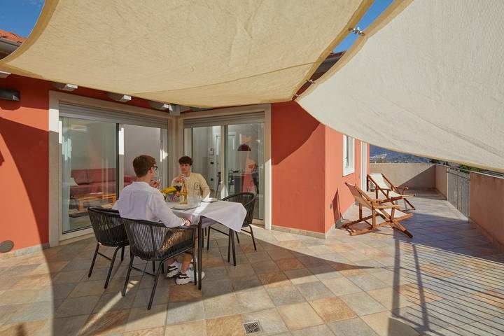 Gîte pour 4 personnes, avec balcon à Riva del Garda
