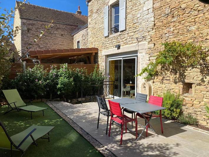 Maison de vacances pour 4 personnes, avec Terrasse ainsi que Jardin et Vue