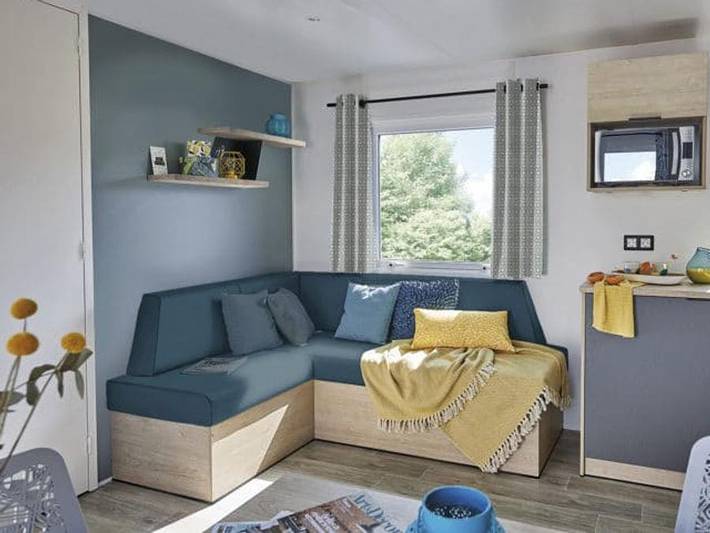 Mobil home pour 6 personnes, avec bassin pour enfant à Saint-Julien-en-Born - 3