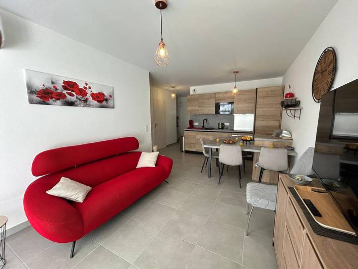 Gîte pour 5 personnes, avec terrasse dans Casino de Valras Plage - 4