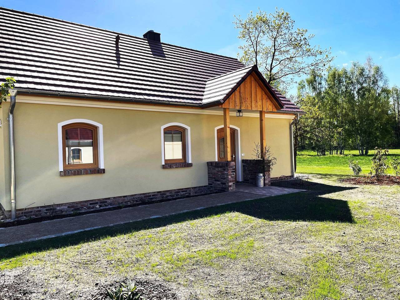 Ganze Ferienwohnung, Ferienhäuser Krabat-Mühle Schwarzkollm - Ferienhaus Birkenhain in Hoyerswerda, Lausitzer Seenland