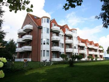 Ferienwohnung für 3 Personen, mit Seeblick und Balkon in Cuxhaven