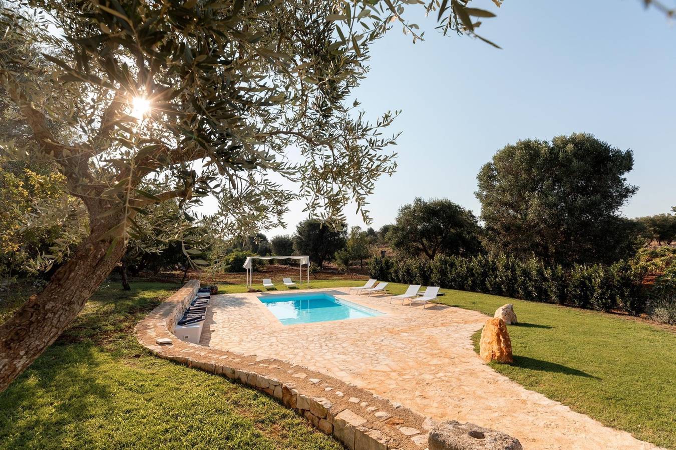 Trullo delle Stelle avec piscine privée à louer dans les Pouilles in San Michele Salentino, Salento