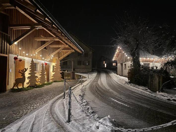 Hütte für 7 Personen, mit Ausblick und Terrasse, mit Haustier in Schwarzenberg