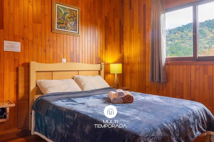 Casa vacacional para 9 personas, con jardín y balcón en Santa Catarina