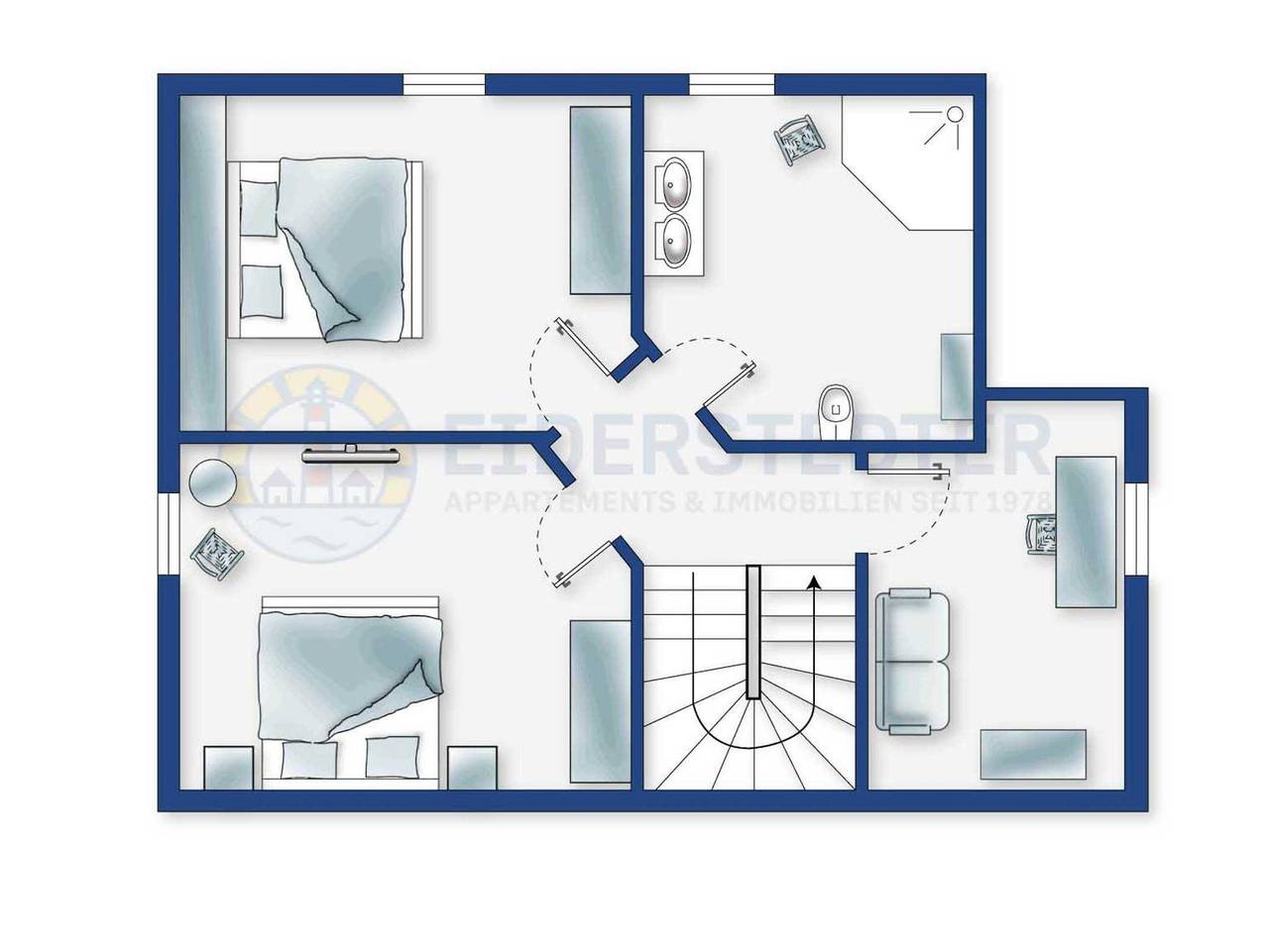 Haus Badallee 9a - Haushälfte 9a Min Hus (Id 374) in St. Peter-Ording, Eiderstedt