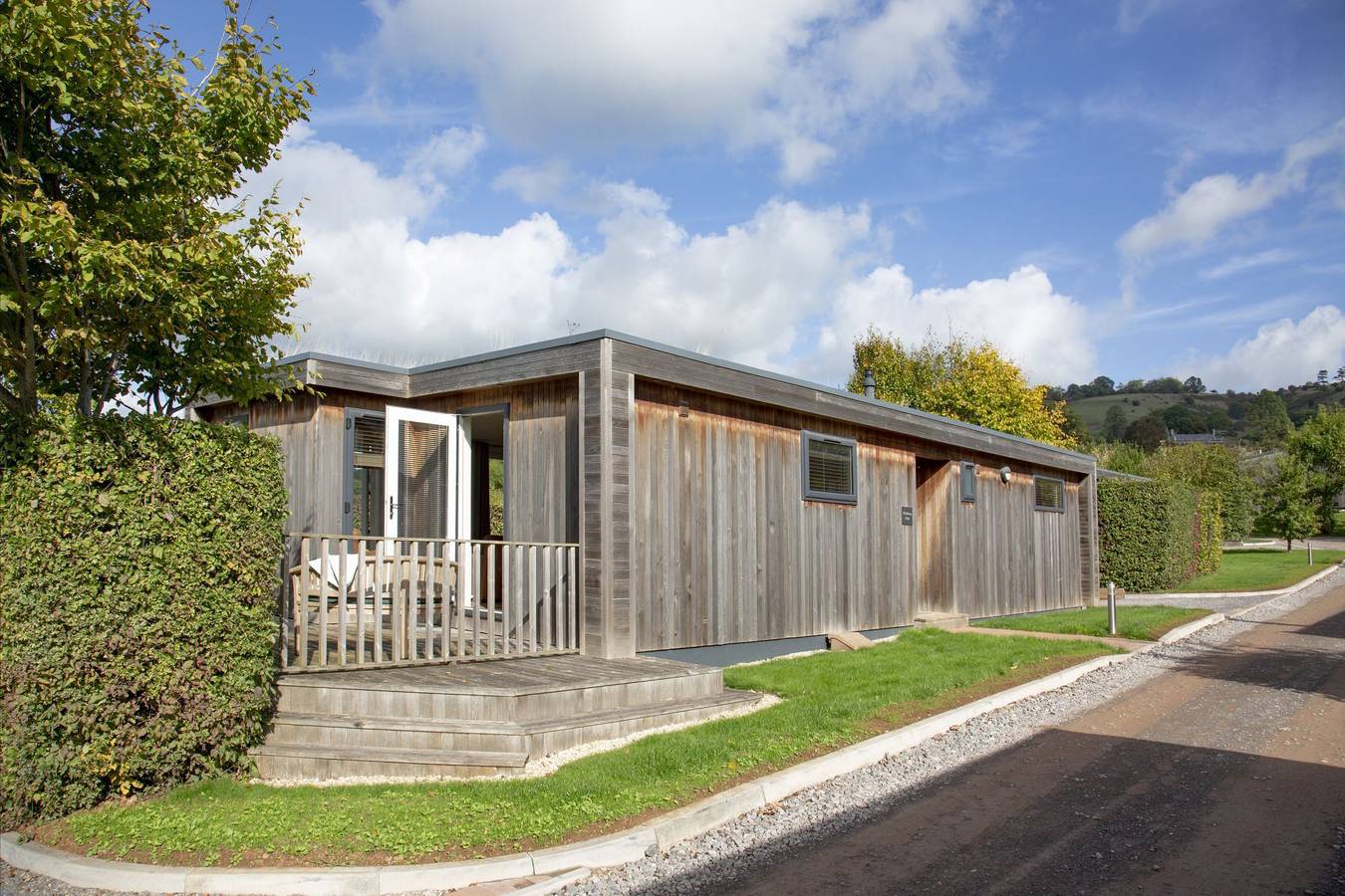 Whileaway Lodge, Strawberryfield Park in Cheddar, Somerset