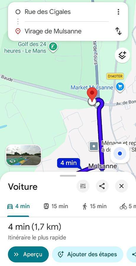 Appartement de vacances entier, Chambre 24h à 900m du virage de Mulsanne in Mulsanne, Sarthe