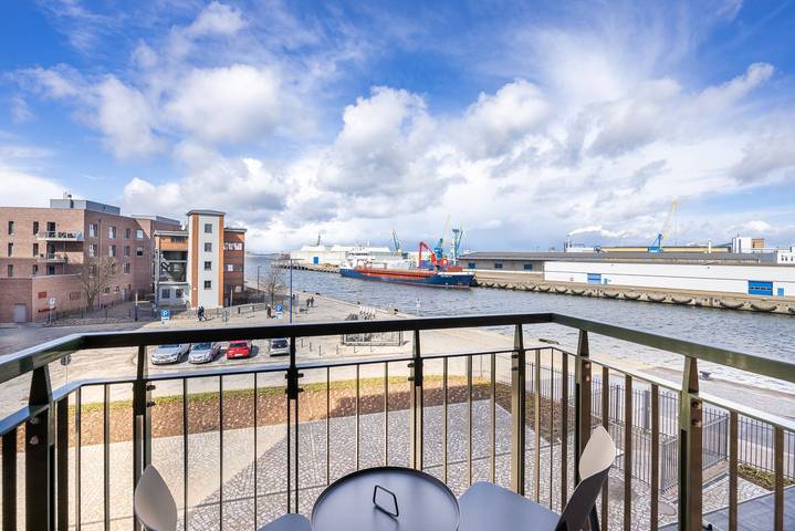 Ferienwohnung für 4 Personen, mit Balkon und Sauna in Wismar