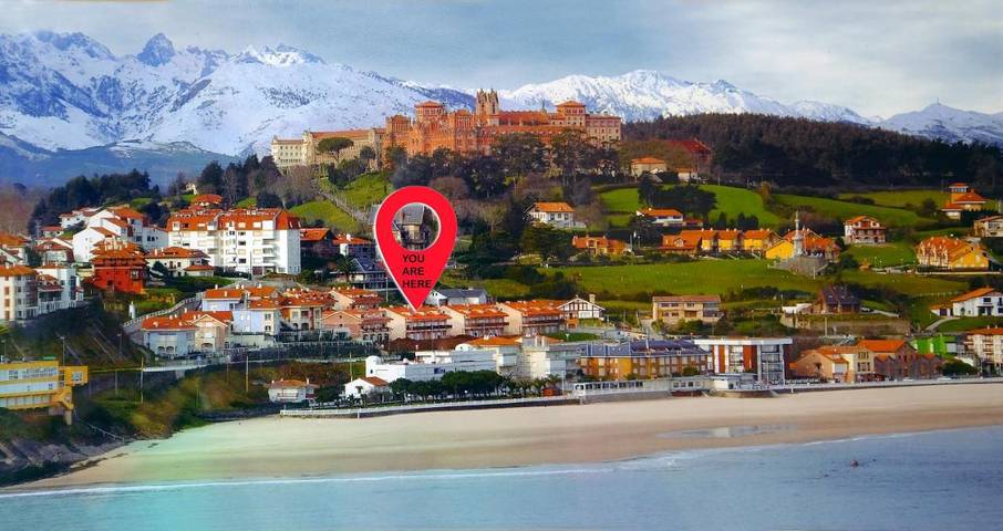 Apartamento para 7 personas, con Balcón y Terraza además de Jardín y Piscina en Comillas