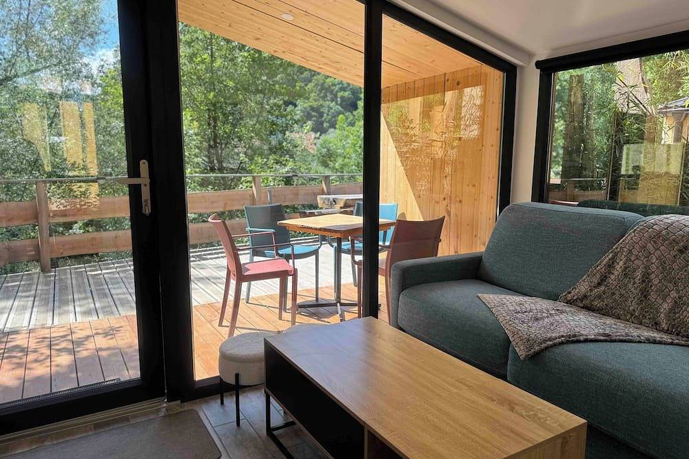 2 Tiny Houses with terrace and Nordic bath for an unusual group stay in Orbey, Parc naturel régional des Ballons des Vosges
