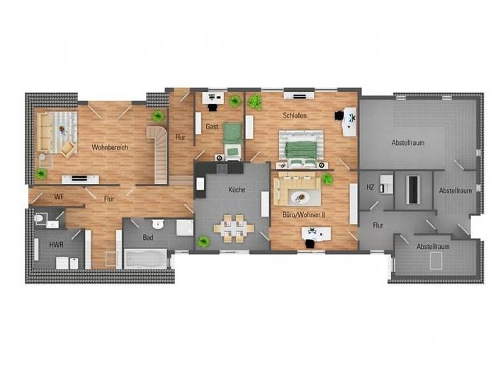 Ferienhaus für 6 Personen, mit Balkon und Terrasse sowie Garten und Ausblick in Osteel