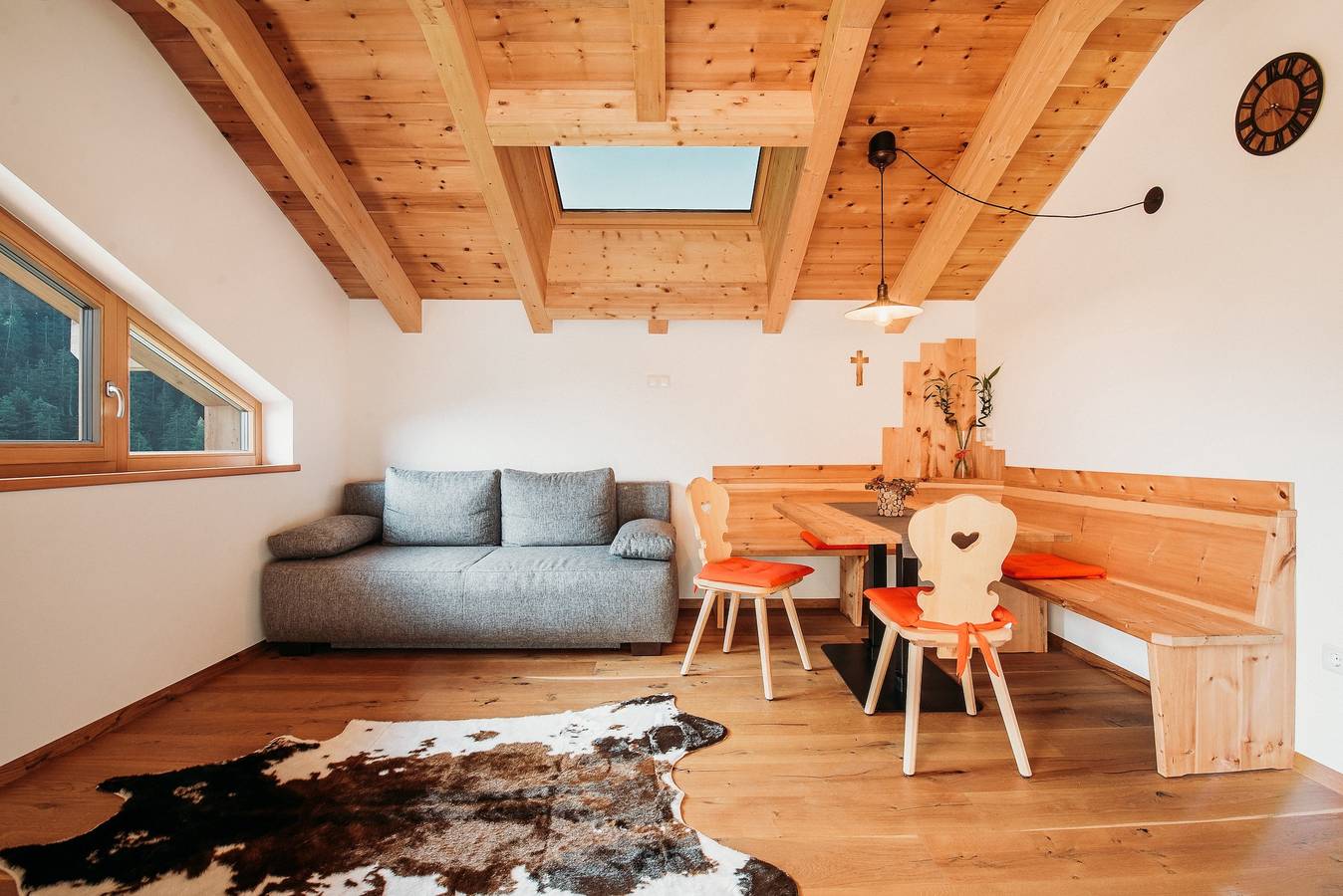 Ganze Wohnung, Ferienwohnung 'Bawiglbach Großkarneid' mit Bergblick, Gemeinschaftsterrasse und Wi-Fi in Lüsen, Dolomiti Superski