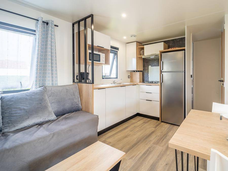 Camping Les Genêts - Mobile home 6 persons - Premium 3 bedrooms 34m² approx in Saint-Jean-de-Monts, Vendée