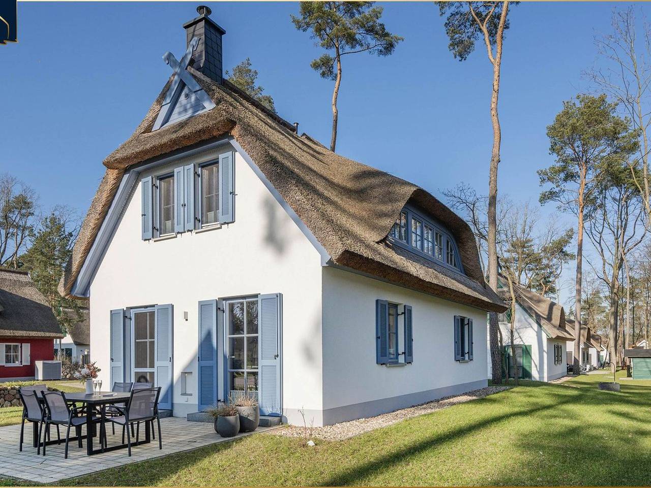 Ferienhaus "Lütten Reet" - Modernes Ferienhaus mit Sauna & Garten – ruhig & komfortabel im Grünen in Zirchow, Usedom