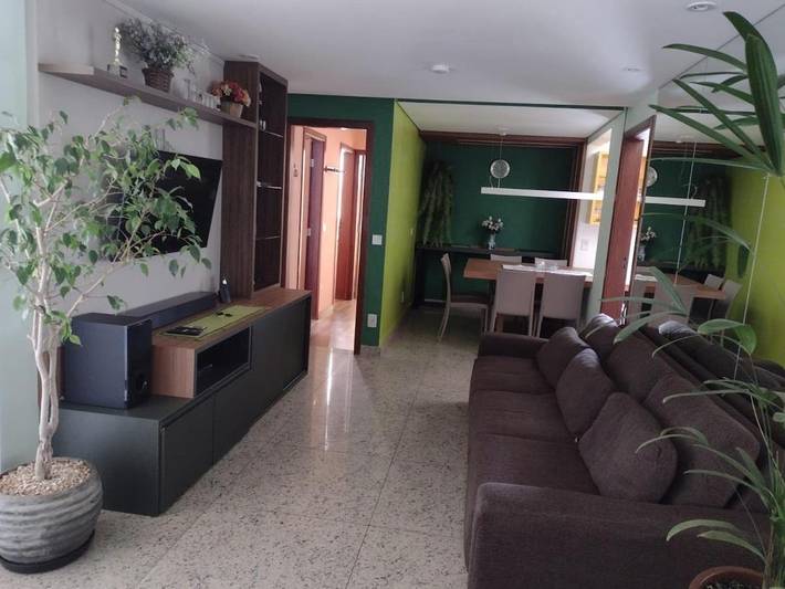 Apartamento de férias para 4 pessoas, com varanda e piscina em Belo Horizonte