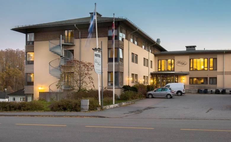 Hotel für 3 Personen, mit Terrasse und Garten sowie Sauna in Halden - 4