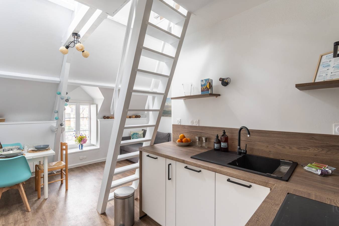 Appartement entier, Ô p'tit moulin- Studio vue sur le port in Dahouët, Pléneuf-Val-André