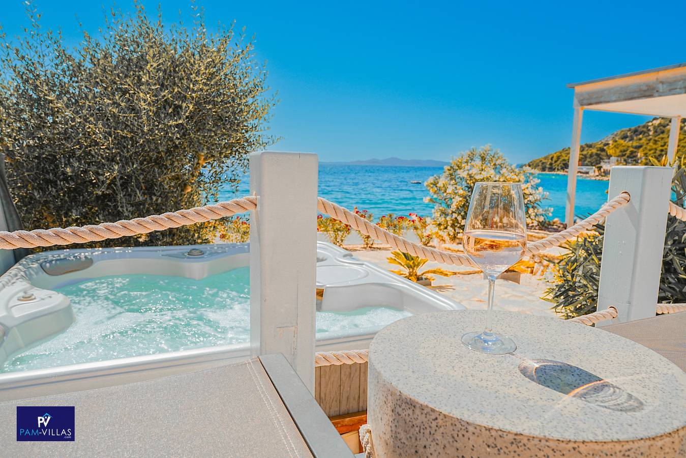 Buqez Eco Resort - Villa 18 - Direkt am Strand in Drage (Pakoštane), Zadar