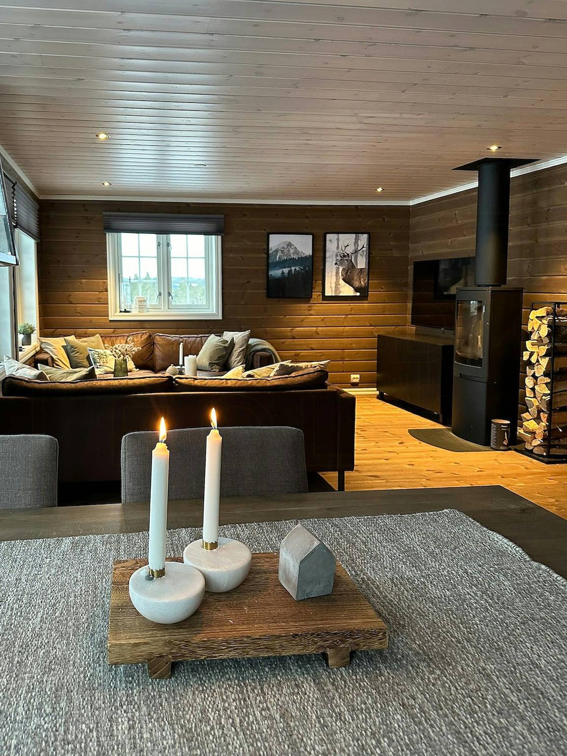 Familienhütte mit Ski in/out am Furutangen in Åmot