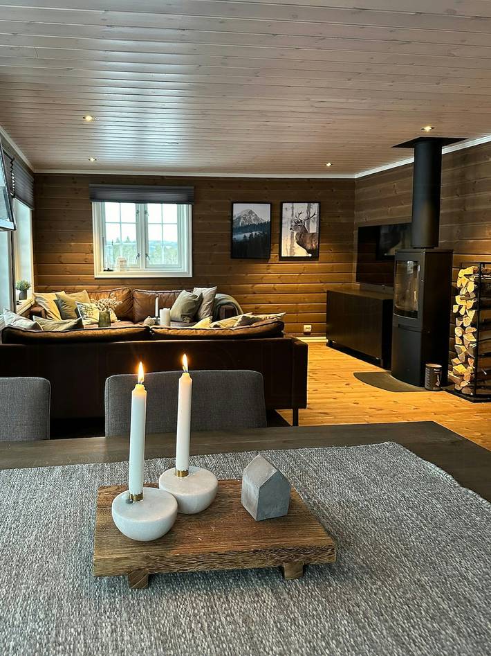 Familienhütte mit Ski in/out am Furutangen in Åmot