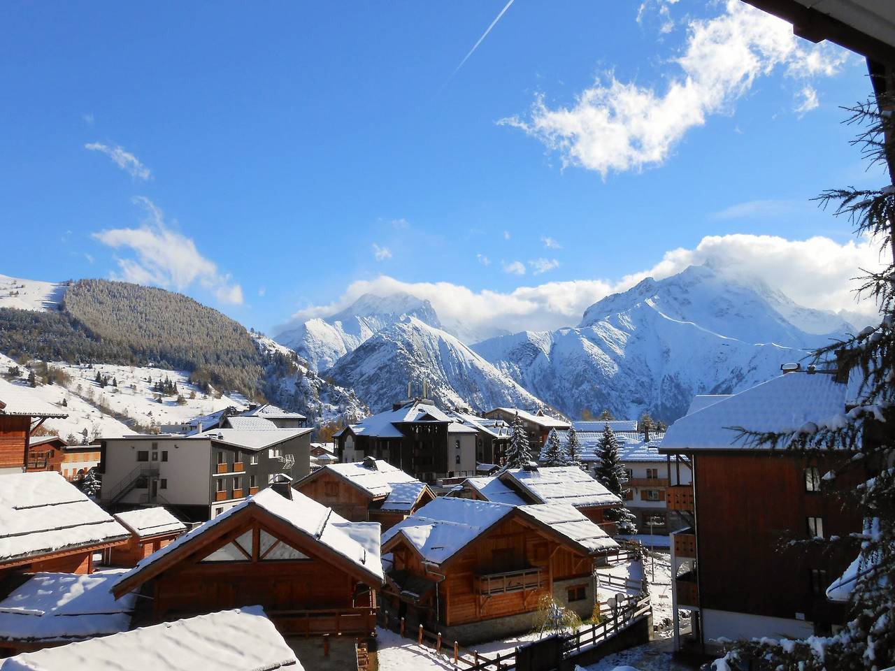 Apartamento entero, Acogedor apartamento 6 pers, balcón, mascotas permitidas, parking in Vénosc, Les Deux Alpes