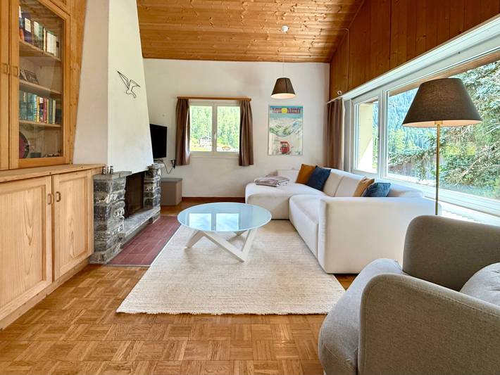 Ferienhaus für 5 Personen, mit Terrasse und Garten in Davos