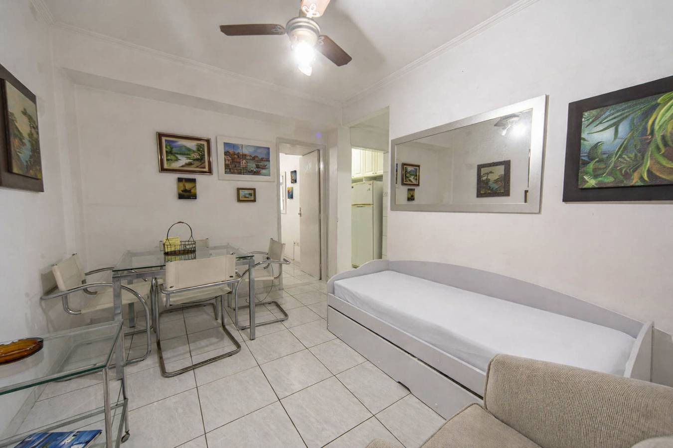 Appartamento intero, Apto com Wi Fi e Garagem a 240 metros da Praia in Santos, Baixada Santista