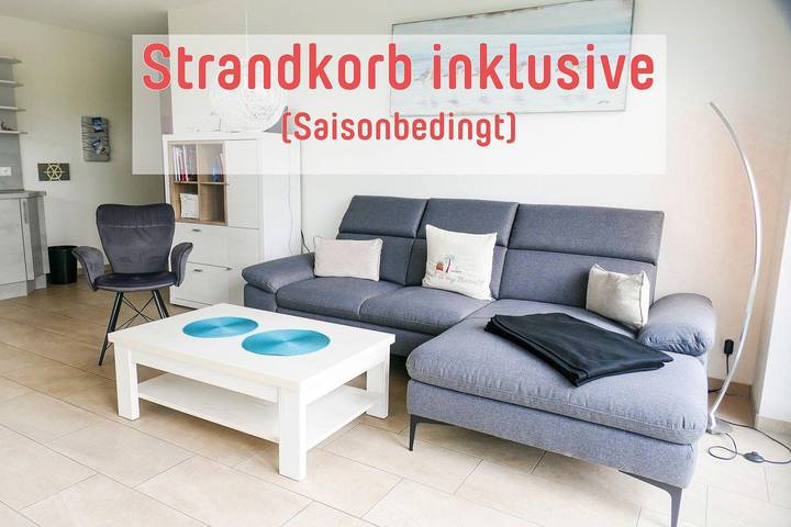 Ferienwohnung für 4 Personen, mit Balkon und Sauna sowie Ausblick in Cuxhaven